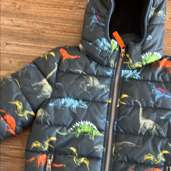 HM Kids Dinosaur Print Puffer Jacket - Picture 3 of 15